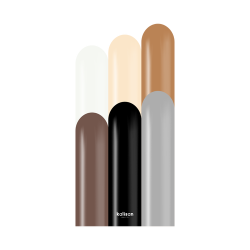 260M Character Assorted Kalisan Plain Latex #10223101 - Pack of 100