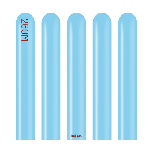 260M Standard Baby Blue Kalisan Plain Latex #10223281 - Pack of 100 TEMPORARILY UNAVAILABLE