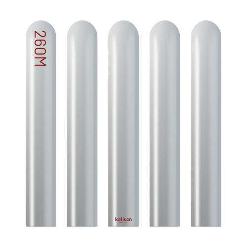 260M Mirror Silver Kalisan Plain Latex #10250022 - Pack of 50