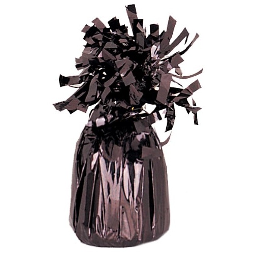 Balloon Weight Jumbo Black Foil #1049323 - Pack of 6 
