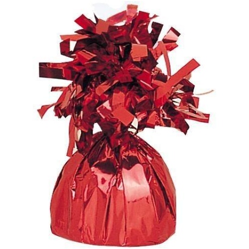 Balloon Weight Foil Red #104942 - Pack of 6