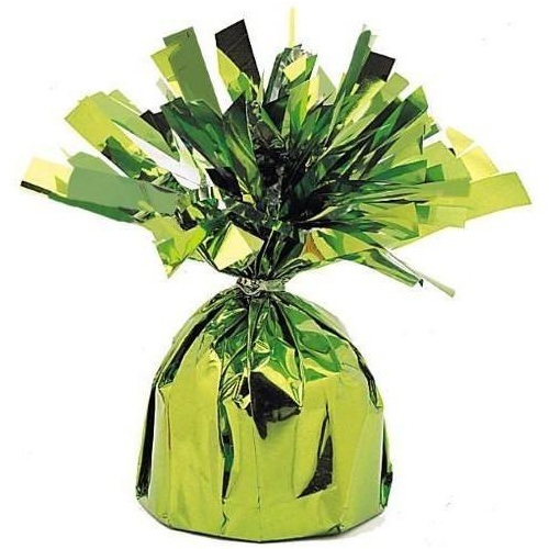 Balloon Weight Foil Lime Green #104961 - Pack of 6