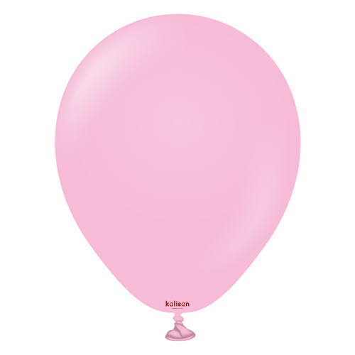12cm Standard Candy Pink Kalisan Plain Latex Balloons #10523371 - Pack of 100