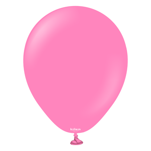 12cm Standard Queen Pink Kalisan Plain Latex Balloons #10523541 - Pack of 100 