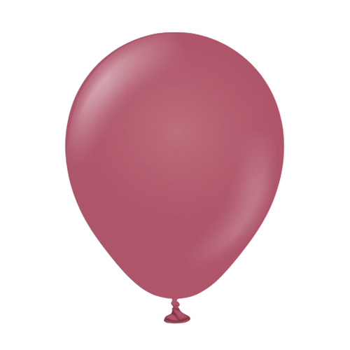 12cm Retro Wild Berry Kalisan Plain Latex Balloons #10580121 - Pack of 100 