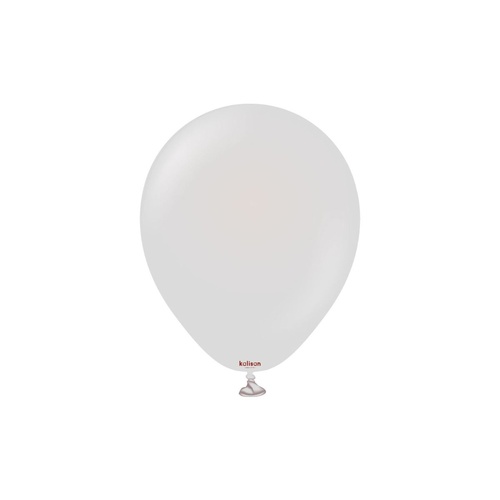 12cm Retro Smoke Kalisan Plain Latex Balloons #10580161 - Pack of 100