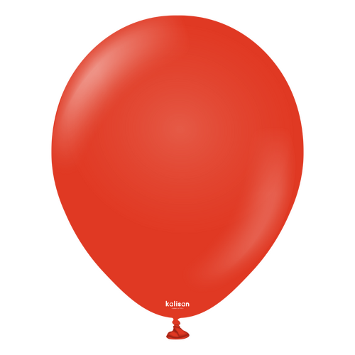 46cm Standard Red Kalisan Plain Latex Balloons #11823130 - Pack of 25 