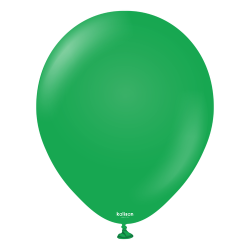 46cm Standard Green Kalisan Plain Latex Balloons #11823160 - Pack of 25