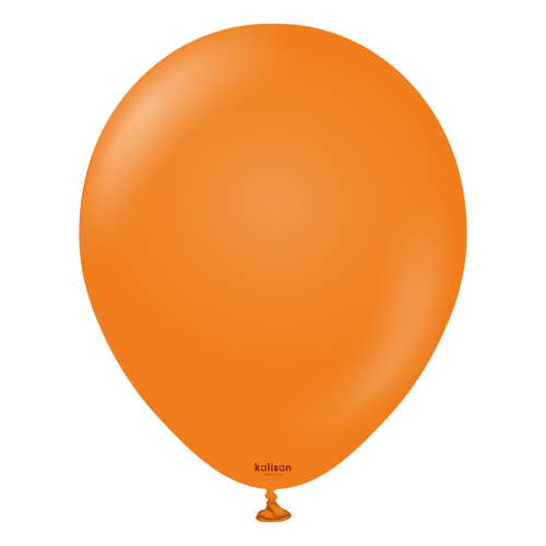 46cm Standard Orange Kalisan Plain Latex Balloons #11823180 - Pack of 25 