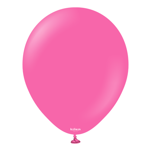 46cm Standard Fuchsia Kalisan Plain Latex Balloons #11823210 - Pack of 25