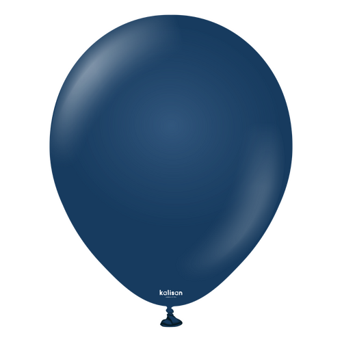 46cm Standard Navy Kalisan Plain Latex Balloons #11823420 - Pack of 25