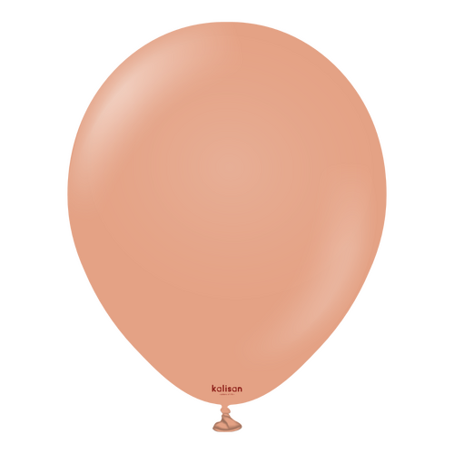 46cm Standard Clay Pink Kalisan Plain Latex Balloons #11823510 - Pack of 25