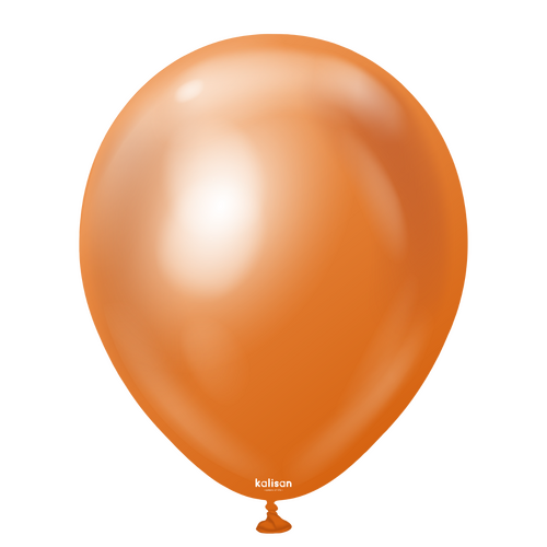 46cm Mirror Copper Kalisan Plain Latex Balloons #11850080 - Pack of 25