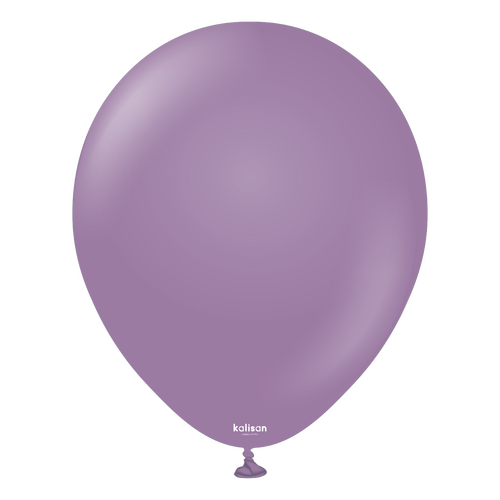 46cm Retro Lavender Kalisan Plain Latex Balloons #11880110 - Pack of 25 