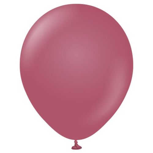 46cm Retro Wild Berry Kalisan Plain Latex Balloons #11880120 - Pack of 25