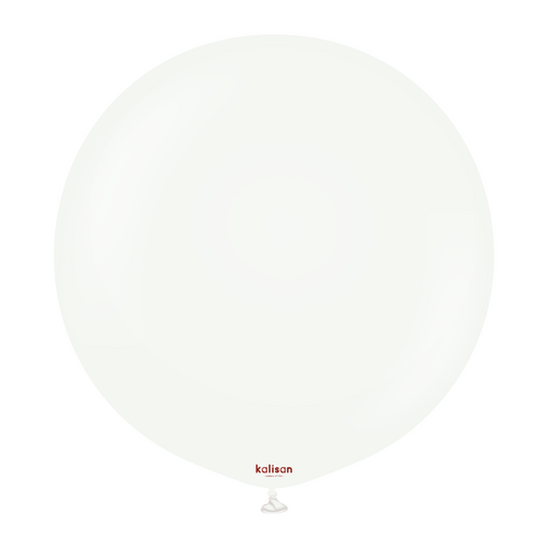 60cm Standard White Kalisan Plain Latex Balloons #12423126 - Pack of 2 TEMPORARILY UNAVAILABLE