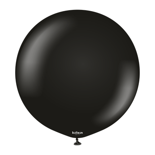 60cm Standard Black Kalisan Plain Latex Balloons #12423326 - Pack of 2 TEMPORARILY UNAVAILABLE