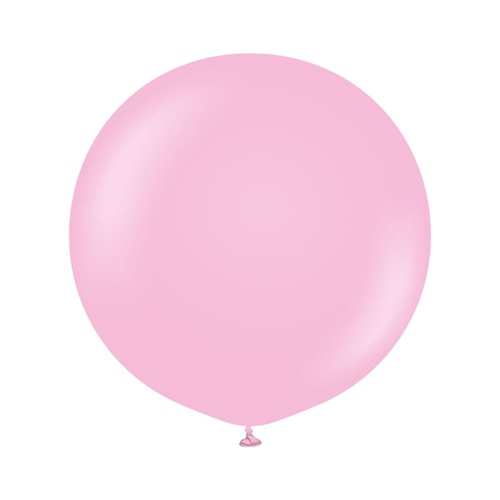 60cm Standard Candy Pink Kalisan Plain Latex Balloons #12423376 - Pack of 2 