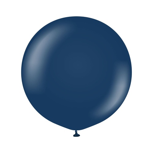 60cm Standard Navy Kalisan Plain Latex Balloons #12423426 - Pack of 2