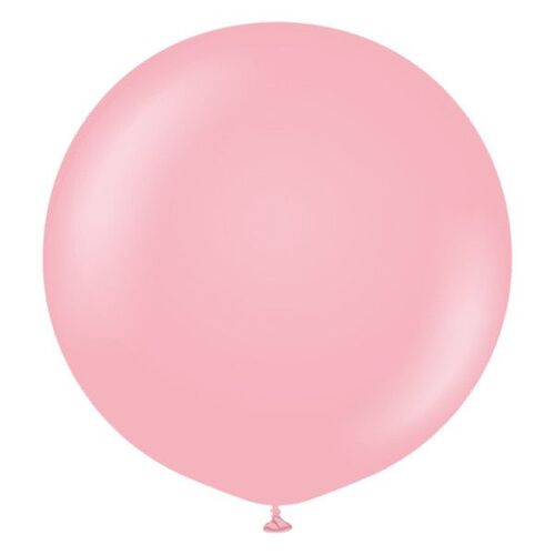 60cm Standard Flamingo Pink Kalisan Plain Latex Balloons #12423446 - Pack of 2 