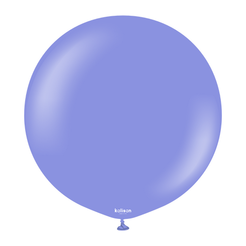 60cm Standard Periwinkle Kalisan Plain Latex Balloons #12423556 - Pack of 2