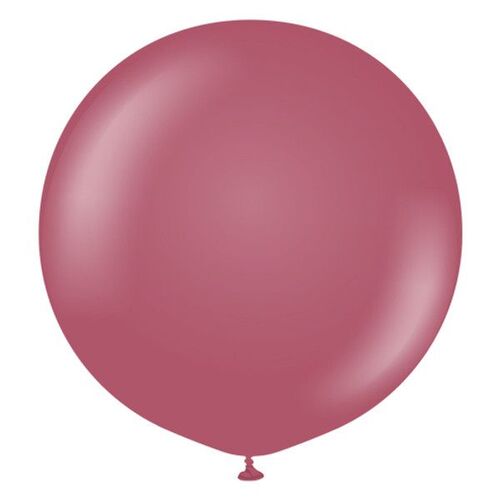 60cm Retro Wild Berry Kalisan Plain Latex Balloons #12480126 - Pack of 2