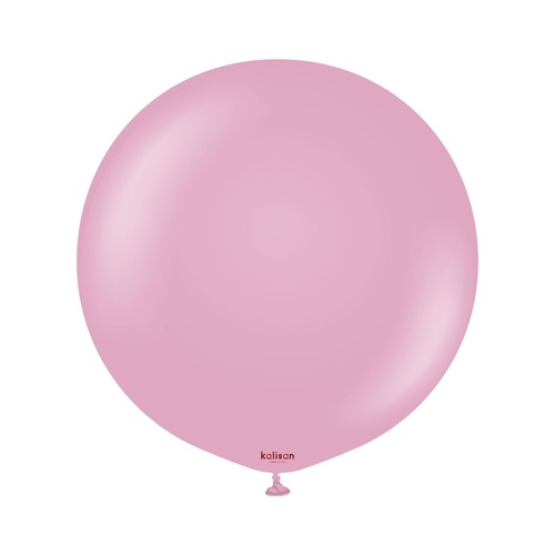 60cm Retro Dusty Rose Kalisan Plain Latex Balloons #12480136 - Pack of 2