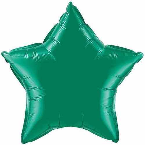 50cm Star Emerald Green Plain Foil #12625 - Each (Unpkgd.) 