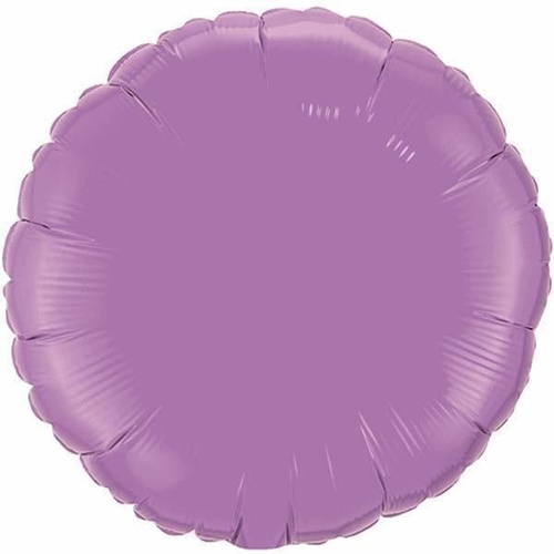 45cm Round Spring Lilac Plain Foil #12911 - Each (Unpkgd.)