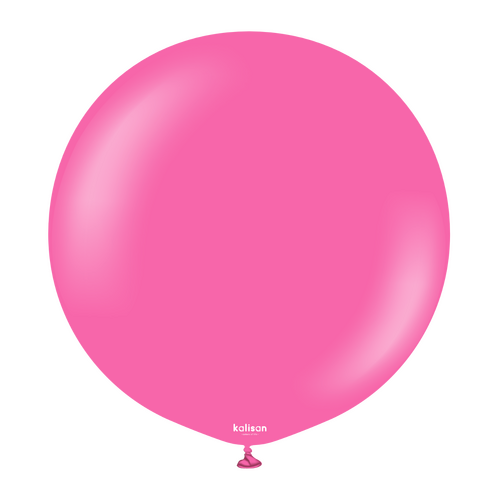 90cm Standard Fuchsia Kalisan Plain Latex Balloons #13623216 - Pack of 2