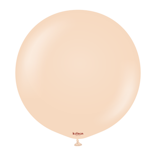 90cm Standard Blush Kalisan Plain Latex Balloons #13623396 - Pack of 2