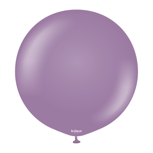 90cm Retro Lavender Kalisan Plain Latex Balloons #13680116 - Pack of 2 