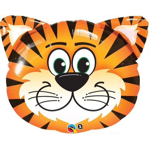 75cm Shape Foil Tickled Tiger SW #16189 - Each (pkgd.)
