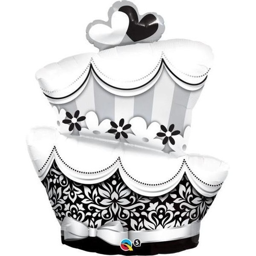 103cm Shape Foil Fun & Fabulous Wedding Cake SW #17096 - Each (Pkgd.) 
