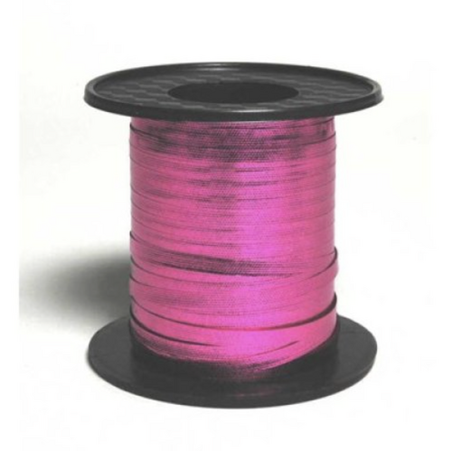 Ribbon Curling Metallic Pink 225 metres long x 5mm wide #205218 - Each
