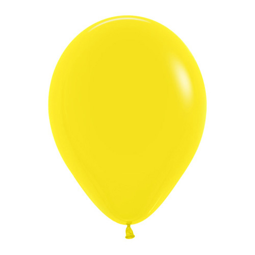 30cm Fashion Yellow (020) Sempertex Latex Balloons #206709 - Pack of 25 