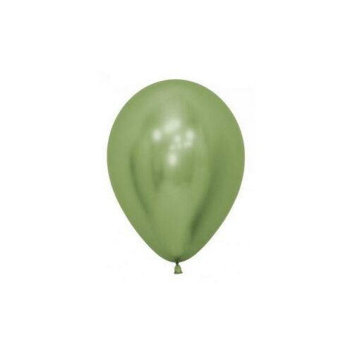 30cm Round Reflex Lime Green Sempertex Plain Latex #206766 - Pack of 12