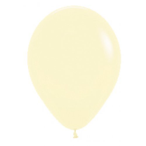 30cm Matte Pastel Yellow (620) Sempertex Latex Balloons #206831 - Pack of 25