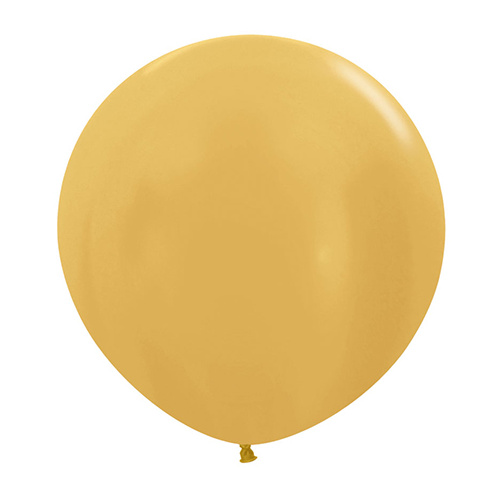 90cm Metallic Gold (570) Sempertex Latex Balloons #222722 - Pack of 3 TEMPORARILY UNAVAILABLE