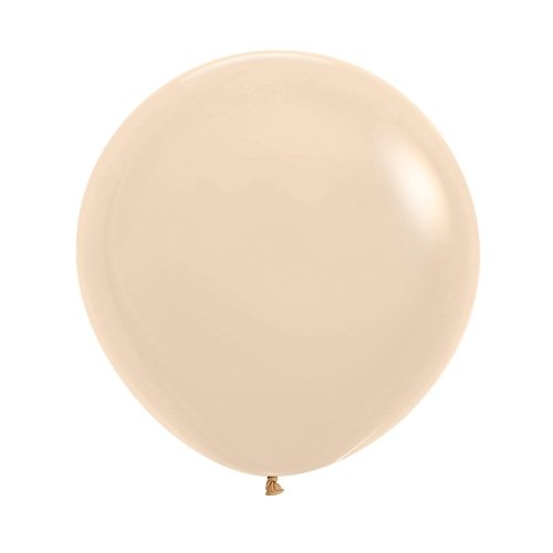 60cm Round Matte Pastel Nude Decrotex Plain Latex #222835 - Pack of 3