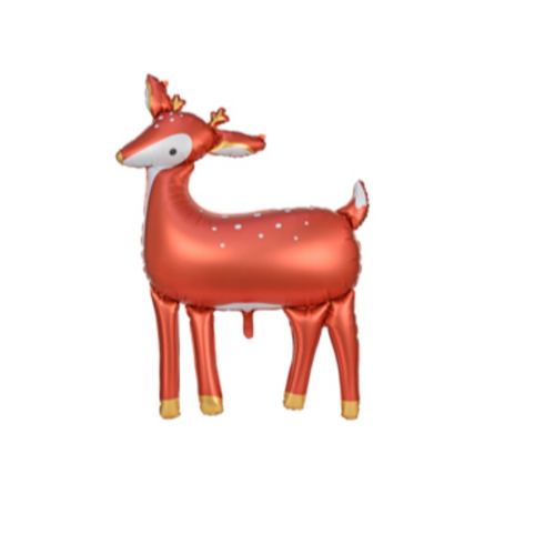 105cm Shape Foil Balloon Matte Deer #2526118- Each (Pkgd.)