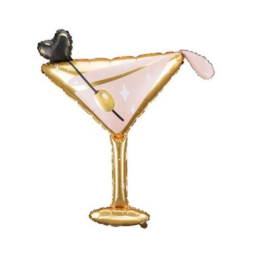 93cm Shape Foil Balloon Cocktail Glass #2526166 - Each (Pkgd.)