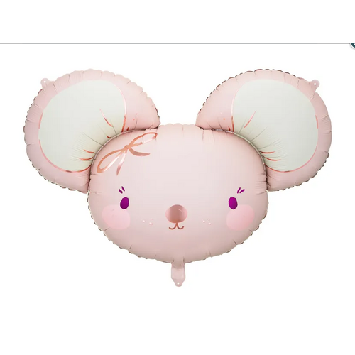 96cm Shape Mouse Light Pink Foil Balloon #2526190 - Each (Pkgd.)