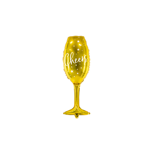 82cm Foil Balloon Glass Cheers #252652019 - Each (Pkgd.) 