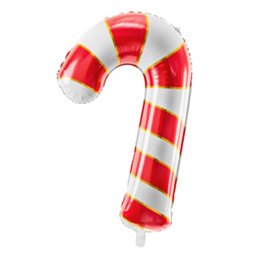 82cm Foil Balloon Candy Cane Red #252653007 - Each (Pkgd.) 