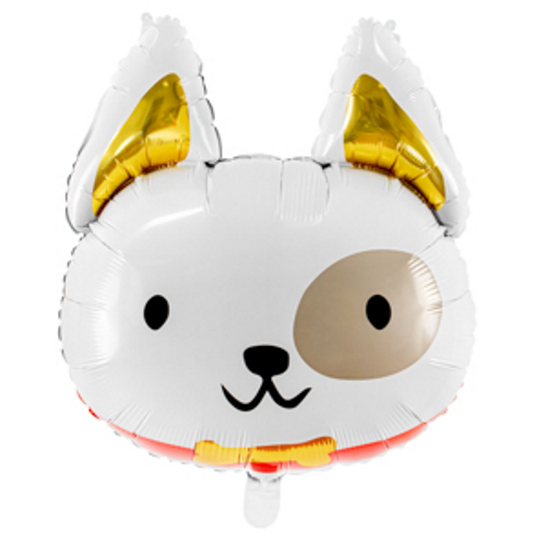 65cm Shape Foil Balloon Matte Dog Head #252689 - Each (Pkgd.) 