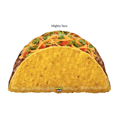81cm Shape Mighty Taco Foil Shape #2535722P - Each (pkgd.)