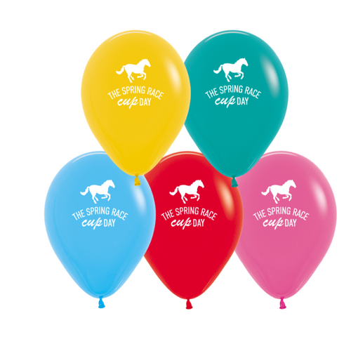 30cm Round Fashion Assorted Horse Cup Day Sempertex Latex #2559620834 - Pack of 50