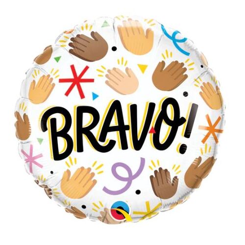 45cm Round Foil Bravo! #25765 - Each (Pkgd.)