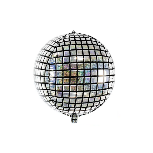 40cm Holographic Disco Ball Foil Balloon #25PDFB36 - Each (Pkgd.) 